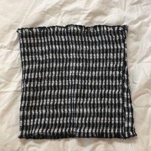 John Galt Checkered Tube Top